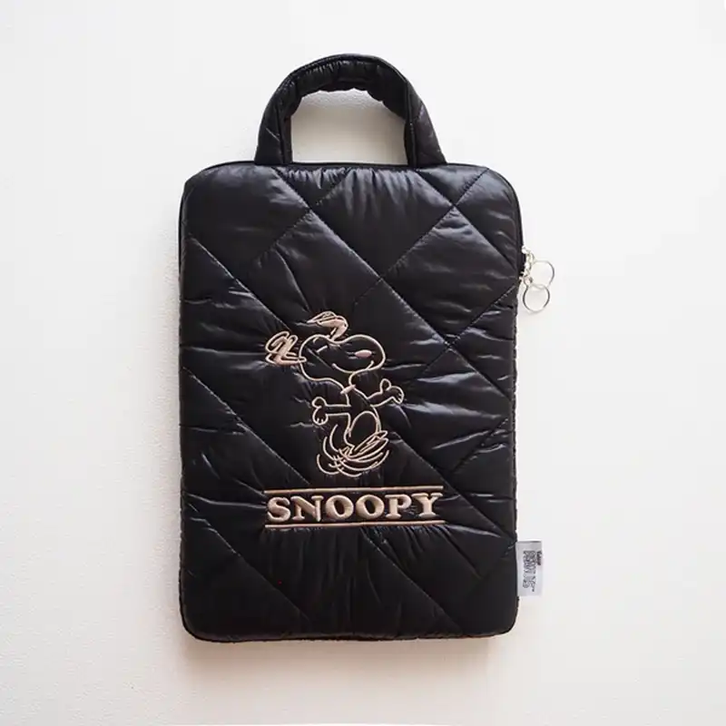 PEANUTS SNOOPY スヌーピー パフィースリーブトート SNOOPY BK/4081002